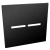 Placa 2 Interruptores 4x4 - JNX Legacy - Preto Fosco P4405PF