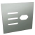 Placa 3 Interruptores + 1 Tomada 4x4 - JNX Legacy - Platina P4415PL