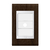 Placa 1 Saída de Fio + Suporte 4X2 - Refinatto - Tabaco com Branco CTAB039