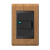Conjunto 1 Interruptor LED - Refinatto - Avelã com Preto CAVP044