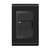 Conjunto 1 Interruptor LED - Refinatto - Preto Acetinado / Preto