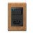 Conjunto 1 Interruptor LED + 1 Tomada 20A - Refinatto - Avelã com Preto CAVP048
