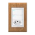 Conjunto 2 Interruptores LED + 1 Tomada 10A - Refinatto - Avelã com Branco CAVB049