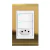 Conjunto 2 Interruptores LED + 1 Tomada 10A - Refinatto - Ouro com Branco COB049