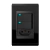 Conjunto 2 Interruptores LED + 1 Tomada 20A - Refinatto - Preto Alto Brilho / Preto