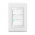 Conjunto 2 Interruptores LED - Refinatto - Branco Acetinado / Branco