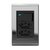 Conjunto 1 Interruptor LED + 2 Tomadas 10A - Refinatto - Prata com Preto CPP051