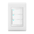 Conjunto 3 Interruptores LED - Refinatto - Branco Acetinado / Branco