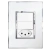 Conjunto 2 Simples + 1 Tomada 10A - Pial Arteor - White Mirror - PAWM015