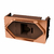 Módulo Tomada Rede RJ45 (Cat 5) - JNX Legacy - Aço Corten e Ouro Rosé T84AC-OR