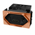 Módulo Tomada USB Tipo-C (3A) - JNX Legacy - Preto Fosco e Ouro Rosé T88PF-OR