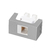 Módulo Rede RJ45 Cat5E - Blux Recta - Prata Fosco / 12701-9