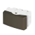 Módulo Interruptor Simples - Blux Recta - Corten Fosco / 16270-1 - comprar online