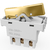 Módulo Interruptor Intermediário - JNX Legacy R - Dourado R25DR