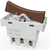 Módulo Interruptor Intermediário - JNX Legacy C - Aço Corten C25AC