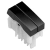 Módulo Interruptor Duplo Simples + Paralelo - Alumbra Black Piano - 85852