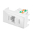 Módulo Tomada Rede RJ45 Cat5e - Sleek - Branca / 16045