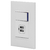 Conjunto 1 Interruptor Paralelo + USB Duplo - Branco - Pial Plus+ / PPMB074