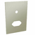 Placa 1 Furo + 1 Tomada 4x2 - JNX Legacy - Champanhe P4204CP