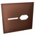 Placa 1 Interruptor + 1 Tomada 4x4 - JNX Legacy - Aço Corten P4413AC