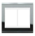 Placa 6 Módulos 4X4 - Refinatto - Titânio com Branco 13978583