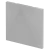 Placa Cega 4x4 + Suporte - Blux Recta - Prata Fosco / 15510-1