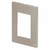 Placa 3 Módulos + Suporte 4x2 - Blux Recta - Fendi Fosco / 15499-7