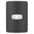 Placa Saída de Fio 4x2 - Gracia Black Maxx / Branco - GMPB039