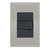Conjunto 1 Pulsador Campainha - Tramontina Liz Fendi / Grafite - TLFG005