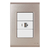 Conjunto 1 Tomada Rede RJ45 - Tramontina Liz Ouro Velho / Branco - TLOB033