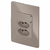 Conjunto 1 Interruptor LED + 2 Tomadas 10A - Weg Esatta - Argila ESTA039