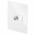 Conjunto 1 Tomada TV (Conector Coaxial) - Weg Esatta - Branco ESTB043