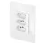 Conjunto 3 Tomadas 10A - Weg Esatta - Branco ESTB010
