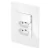 Conjunto 1 Interruptor LED + 2 Tomadas 20A - Weg Esatta - Branco ESTB040