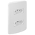 Conjunto 2 Tomadas 10A - Weg Composé - Branco WCB029