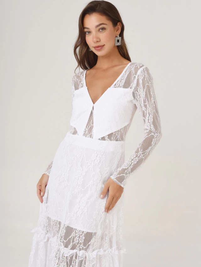 VESTIDO INDIE BLANCO — imagen 6
