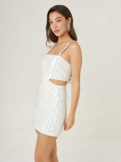 VESTIDO OLIVIA BLANCO BORDADO