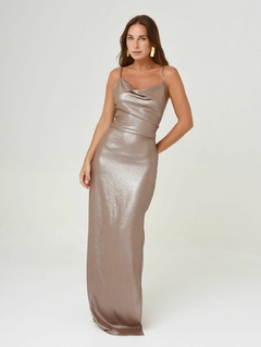 Imagen de VESTIDO AMANDA MOCCA FOIL
