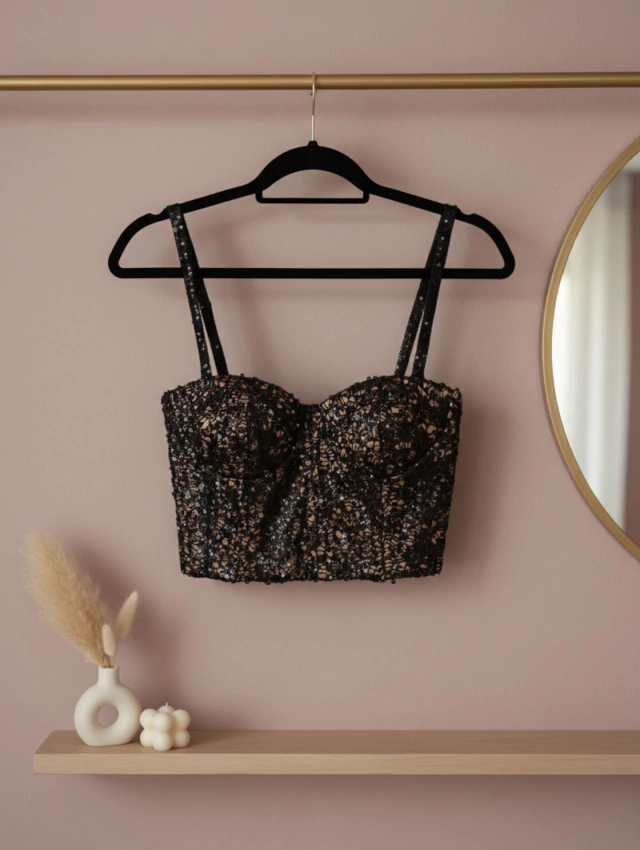 CORSET CHARDONNAY MACRAME VISON