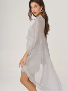 CAPITA GAZA LARGA PLATEADA - tienda online