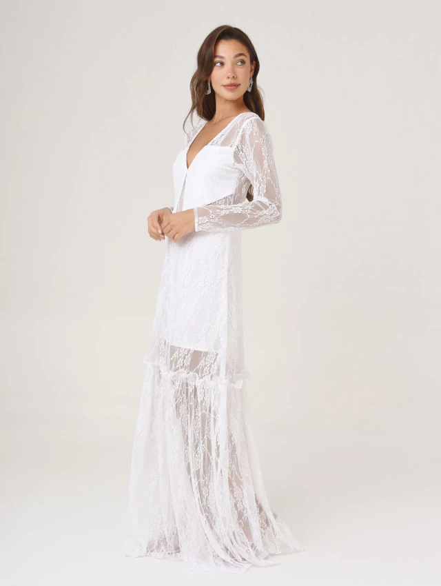 VESTIDO INDIE BLANCO — imagen 4