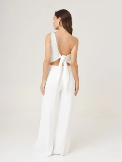 MONO MIA CREPPE BLANCO APLIQUE NATURAL - Enbabia