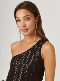 VESTIDO CARMELA LENTEJUELAS NEGRO