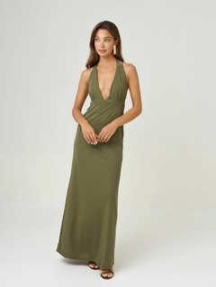 VESTIDO BAHIA VERDE OLIVA - comprar online