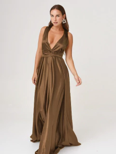 VESTIDO TULUM MARRON - comprar online
