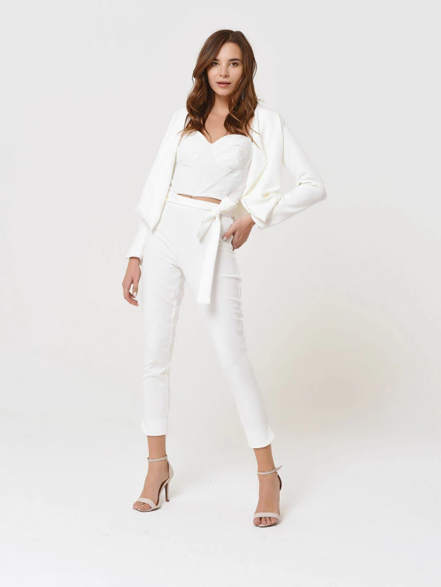 Blazer Virginia blanco Enbabia