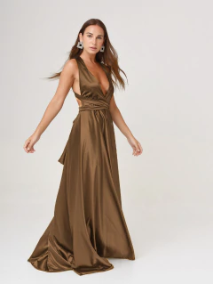 Imagen de VESTIDO TULUM MARRON