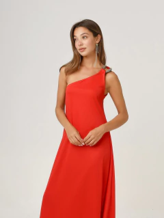 Imagen de VESTIDO MIA STRASS ROJO