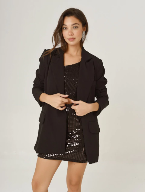 BLAZER ROMA OVER NEGRO - comprar online