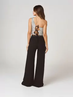 PALAZZO CREPPE NEGRO - comprar online